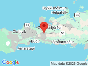 Map of Site Report: Snaefellsnes Peninsula, Iceland